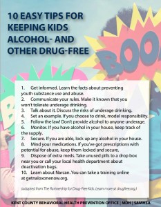 10 Easy Tips for keeping kids drug free