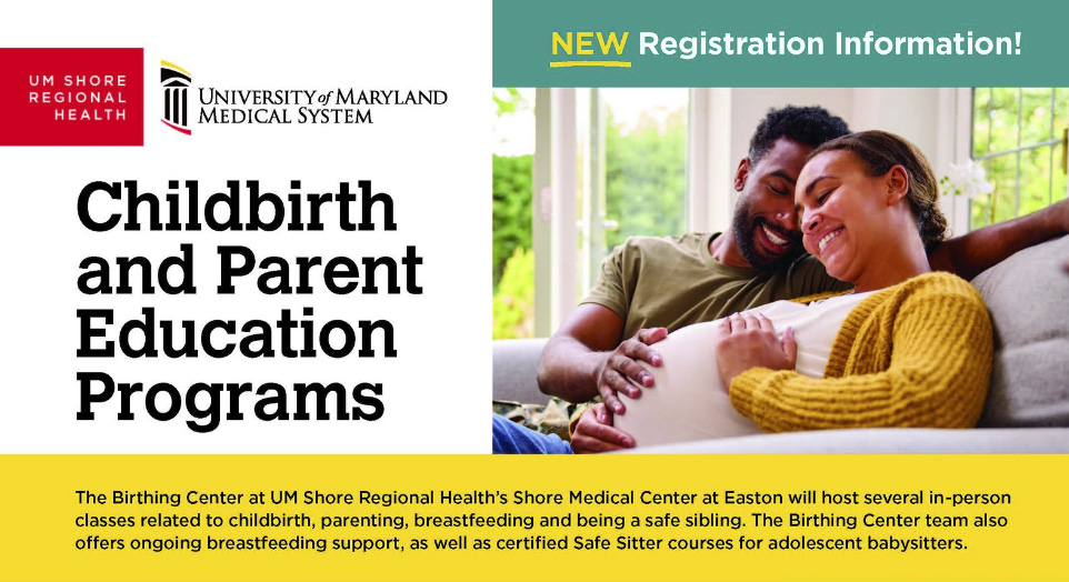 Childbirth Parent Education Programs UM Shore Regional Health